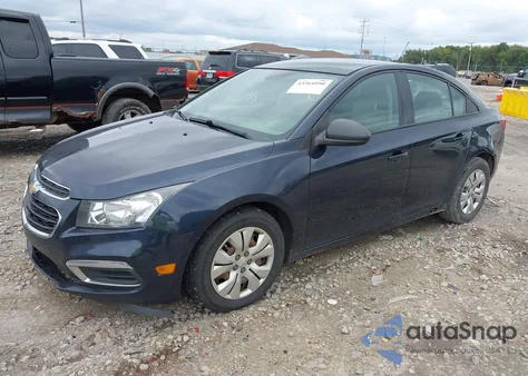 2015 Chevrolet Cruze L Manual из США, поврежденный, VIN 1G1P15SH0F7294228